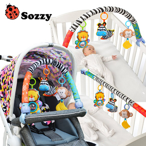 婴儿推车挂件玩具摇铃音乐车夹新生儿床挂拱形玩具架0-3-6个月1岁