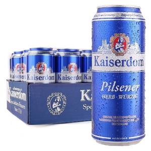 5罐临期】德国原装进口kaiserdom/凯撒比尔森黄啤酒 精酿啤酒