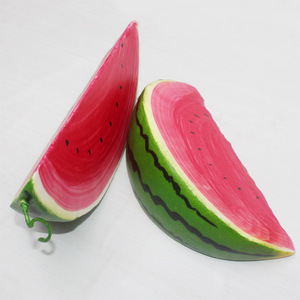 枱枲居家日用旗舰店天猫庆铎仿真西瓜假西瓜水果玩具模型道具黑美人
