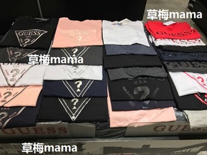 人肉带回 韩国专柜代购GUESS短袖T恤男女情侣款 多种颜色可选
