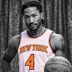 纽约尼克斯4号罗斯球衣套装主客场安东尼篮球服团队定制印字印号