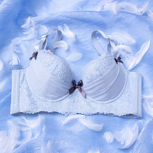 内衣女蓝色蕾丝