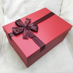 70cm超大号长方形生日礼品盒鲜花礼服婚纱外套高跟鞋红色礼物盒子
