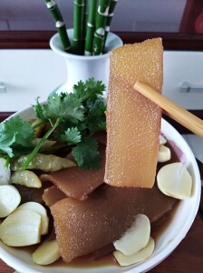 黄婆下洋泡牛皮酸辣脆爽口草本浸泡原汁原味738g土楼特产 2瓶包邮