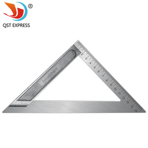 三角尺铝合金45度加厚角尺直角木工尺量尺绘图测量角度尺测量工具