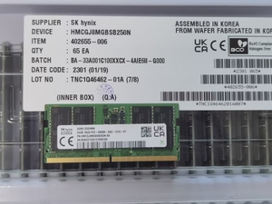 海力士全新24GB 1RX8 5600B-S HMCGJ8MGB250N 24G DDR5笔记本内存