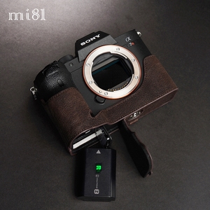 mi81 索尼A7R4相机包A7Riv真皮皮套保护套A9ii手柄配件 手工牛皮