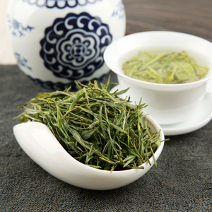 茶叶绿茶黄石溪茶叶 新茶明前特级毛尖安徽九华佛茶罐装500克包邮