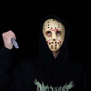 万圣节弗莱迪大战杰森cos装扮法老同款面具树脂影视周边恐怖道具