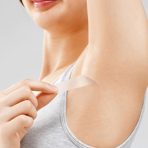 日本透明腋下吸汗贴足底胸前吸汗巾速干除臭防汗止汗0025mm隐形