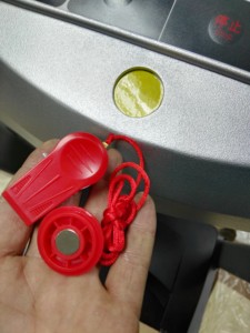 舒华家用多功能跑步机sh-9130配件 安全锁 磁铁开关bc-9130