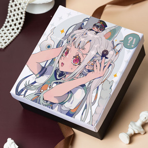 二次元盲盒动漫礼盒送女友生日礼物盒放唇釉礼品盒帽子包装盒空盒