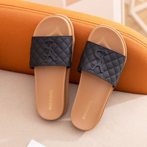 厚底坡跟凉拖鞋女夏季冲凉拖鞋外穿软底家用防滑室内防臭百搭纯色