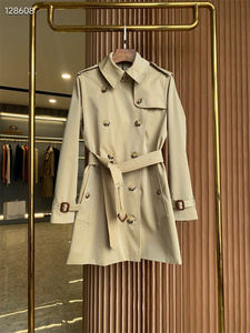 英伦风2023年秋季新款巴布瑞旗舰店官方品牌女装高端奢华风衣外套