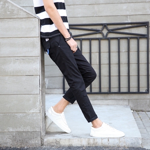 加小码155cm男士s号26 27码瘦小版矮个子二尺修身小脚牛仔裤男款