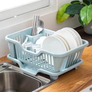 厨房碗碟沥水碗架水槽置物架居家塑料碗篮洗菜盆沥水架碗筷收纳盒