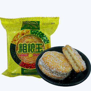 饼味屋粗粮王饼干椰蓉味夹心五谷杂粮糕点充饥顶饱休闲零食品包邮