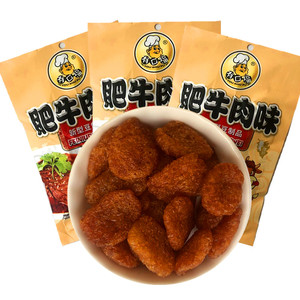 有口福肥牛肉味豆制品辣条辣片辣丝80后童年经典怀旧小零食包邮