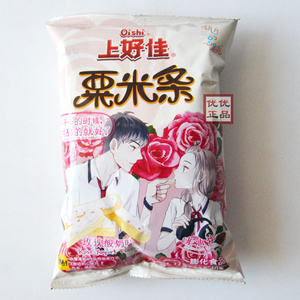 上好佳玫瑰酸奶粟米条