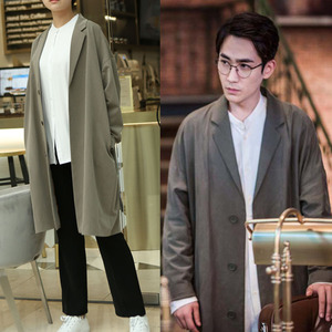 黑袍使镇魂cos服女孩朱一龙沈巍居老师同款衣服女朋友外套风衣男