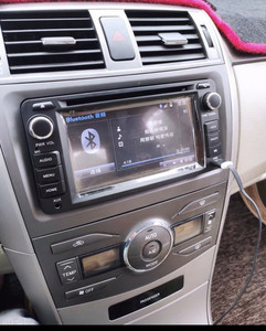 适用丰田卡罗拉原厂cd机车载收音机原车影像蓝牙替导航威驰功放