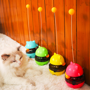 猫玩具自动不倒翁球幼猫咪自嗨解闷神器逗猫棒耐咬猫猫用品玩具