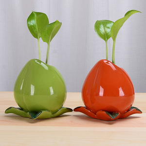 创意绿萝水培植物花瓶玻璃透明花器水养花盆器皿插花客厅桌面摆件