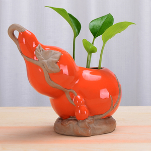 创意绿萝水培花瓶器皿鲜花插花瓶子水养植物花盆容器桌面装饰摆件
