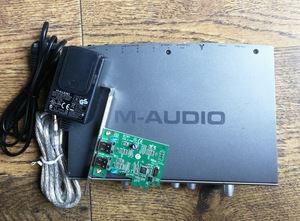 PC电脑声卡HIFI美国M-Audio410专业火线声卡音乐编辑制作4进10出