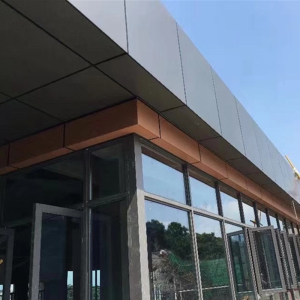 0咖啡色铝板幕墙门头广告牌深灰色铝扣板氟碳漆铝单板雨棚铝板0人付款