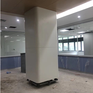 包柱子铝单板金属圆柱方柱表面烤漆密拼缝圆弧角定制商场大型包柱