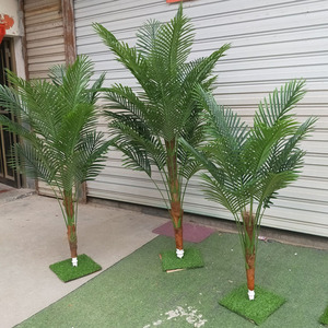 椰子树仿真假装饰塑料散尾葵凤尾葵绿植仿生植物棕树棕榈造景扇葵
