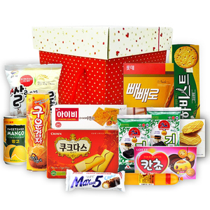 零食大礼包韩国进口套餐一箱生日情人节礼物儿童饼干食品送女女友