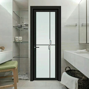 钛美卫生间门铝合金钢化玻璃平开门洗手间门全屋定制双包边门套