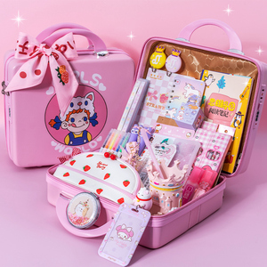 女童玩具文具礼盒套装公主女孩生日礼物儿童6岁7学习用品9大礼包8