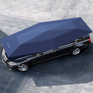 迈牛汽车遮阳伞防晒罩全自动遥控车顶隔热移动智能折叠伸缩式车棚