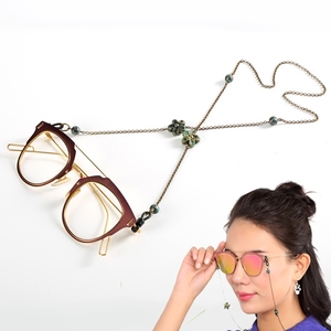 眼镜链子SZL GLASSES韩国设计款古色纯铜金属太阳眼睛挂绳链配饰