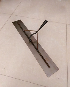 新款合金混凝土大抹子 s水泥地平刮平收光抹平尺 路面整平手动抹