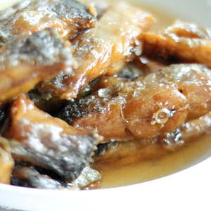 潮汕特产咸鱼油浸鱼油柑鱼带鱼罐头下饭粥杂咸佐餐即食油泡咸鱼