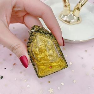 泰国佛牌真品阿赞空撒坤平人缘鸟符管崇迪坤平抱女燕通吊坠