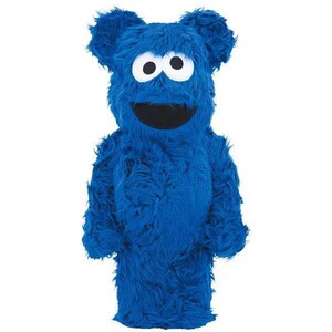bearbrick 1000% be@rbrick蓝色芝麻街 甜饼怪预定cookie monster