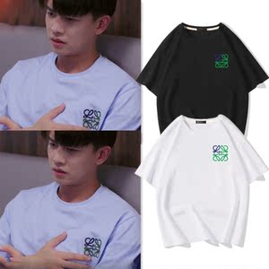 乌鸦小姐与蜥蜴先生任嘉伦顾川同款衣服短袖t恤男女宽松休闲上衣