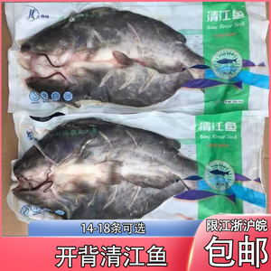 开背清江鱼商用鲜活冷冻烤鱼半成品食材回鱼纸包鱼调味腌制鮰鱼