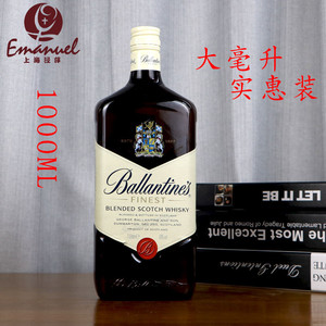 Ballantine's 百龄坛特醇威士忌苏格兰进口洋酒1000ml 1L行货带码