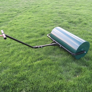 新款草坪压平滚筒花园铺草皮拍绿化手扶滚桶打夯草地压实机碾压土