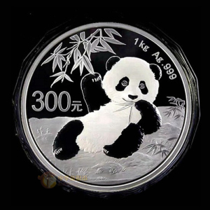 2020年1公斤熊猫纪念银币