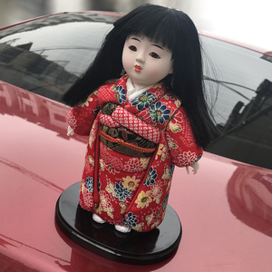 日本人偶灵魂摆渡同款娃娃 市松人形装饰品礼物摆件 密室剧本道具