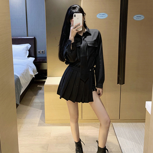 夏季女装甜辣套装高街女孩穿搭辣妹风社会衣服霸气俏皮活泼0人付款38