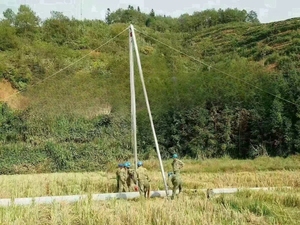铝合金三角架电线杆立杆机 水泥杆立起杆器人字抱杆扒杆8-15米