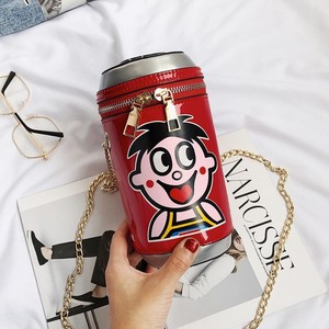 2019新款儿童卡通旺仔斜跨单肩包包小女孩个性潮流时尚链条中大童